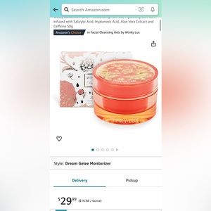 Winky Lix moisturizing face gel